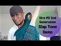 Sire M2 Marcus Miller bass (2nd generation) slap tone demo (2019)