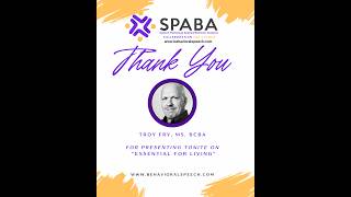 SCOPE 29 Essential for Living: Troy Fry, MS, BCBA
