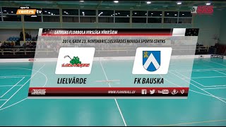ELVI florbola līga: Lielvārde - FK Bauska (23.11.2014)