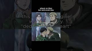Attack on Titan Levi and Erwin Kiss Scene
