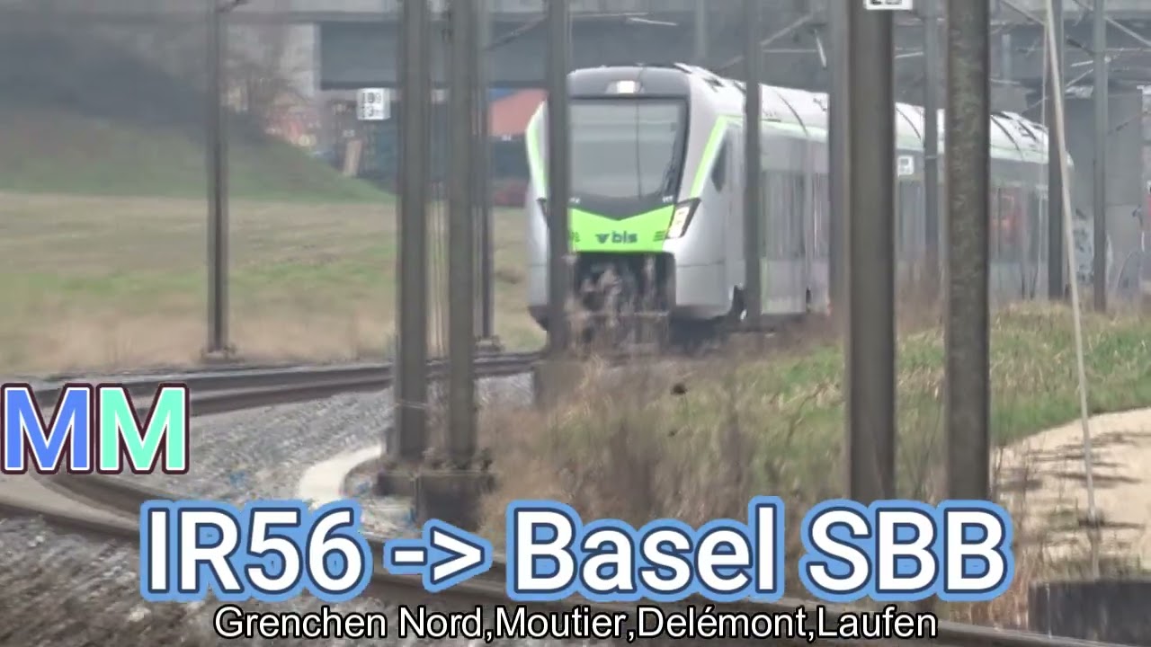 Trafic ferroviaire à Lengnau BE