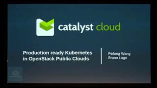 Production ready Kubernetes in OpenStack public clouds