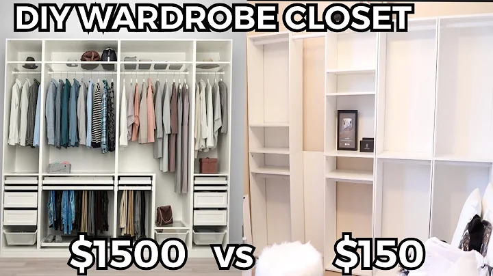 DIY IKEA PAX WARDROBE CLOSET on a $150 BUDGET Open Closet Filming Room Makeover - DayDayNews