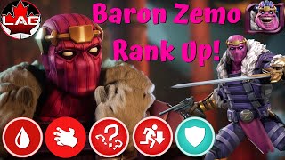 Baron Zemo Rank Up & Gameplay! Bleed God! Top Of Skill Class! Rank 5? - Marvel Contest of Champions