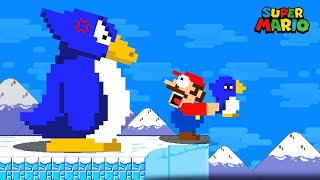 The Penguin Problem 2: What if Mario Steals Baby Penguin from Mama in Revenge Maze | Game Animation