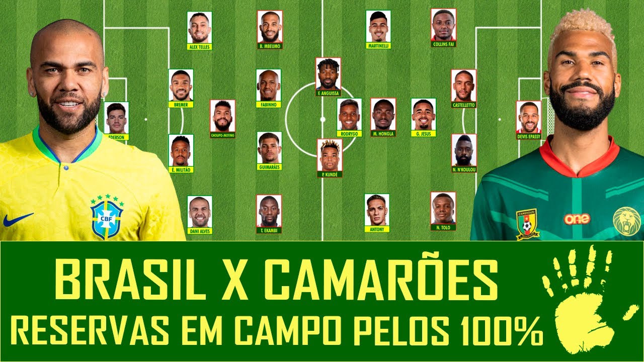 Já classificada para as oitavas, seleção terá time reserva contra Camarões