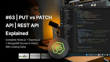 NodeJS Tutorial in Hindi #63 | PUT vs PATCH API | REST API Explained