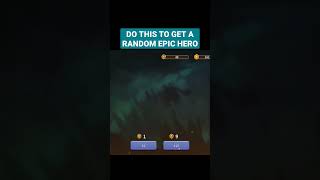 DO THIS TO GET AN EASY EPIC AND LEGENDARY HERO IN CASTLE CLASH #shorts #shortvideo #castleclash screenshot 2