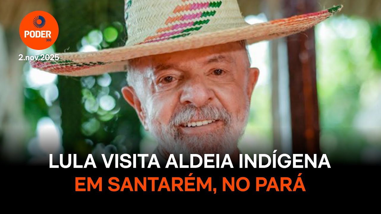 Lula visita aldeia indígena em Santarém, no Pará