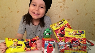 Chipicao Angry Birds Unboxing surprise pack to collection Чипикао Энгри Бёрдс
