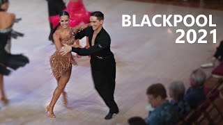 Tagir Mansurov &amp; Liza Lakovitsky (USA) - Blackpool 2021 - Amateur Latin | R1(Q) Samba