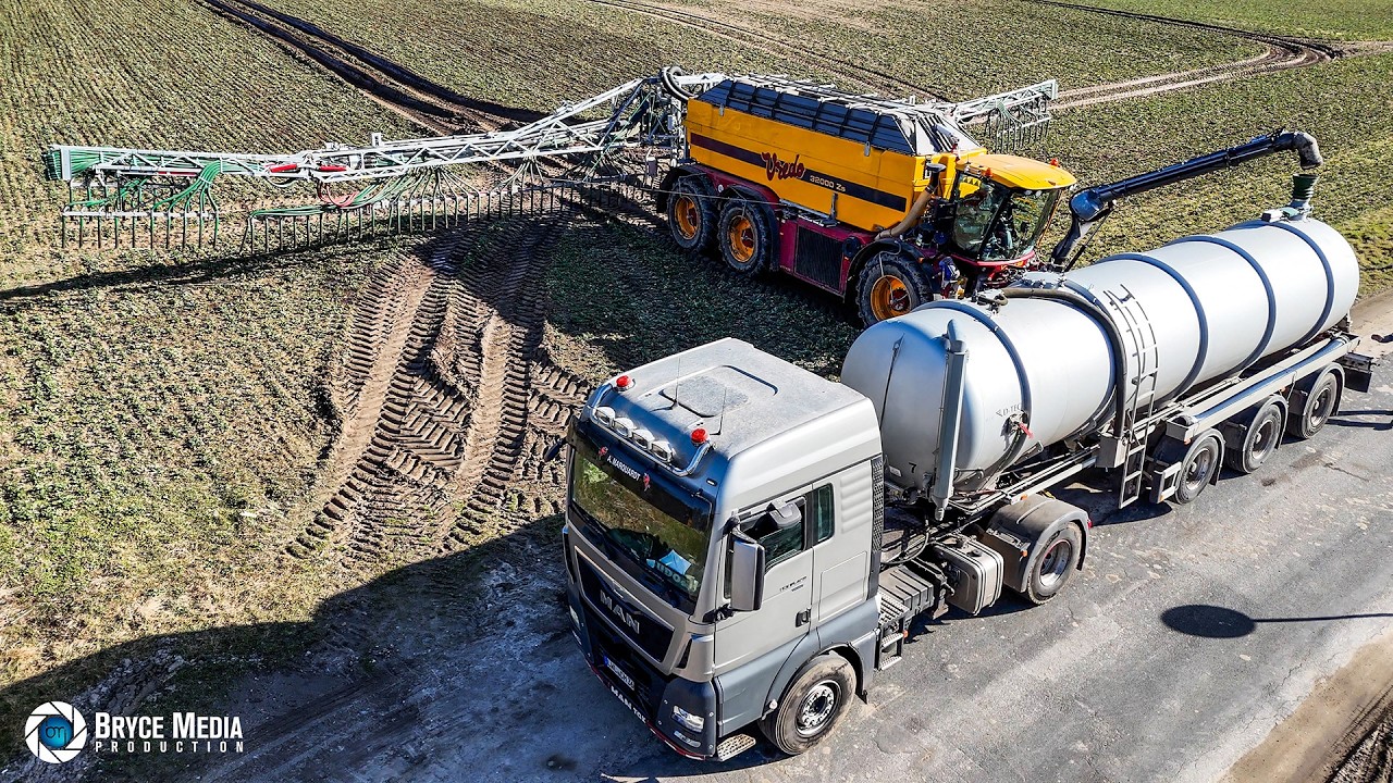 🚜 Gigant auf dem Acker! Vredo VT 7138 + 36m Vogelsang beim Gülle ausbringen | Soundvideo Gülle 2026