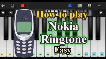 Nokia Ringtone On Mobile Piano | Easy Piano Tutorial | by You Piano