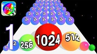 Ball Run 2048 - Gameplay Walkthrough Part 1  (iOS, Android)
