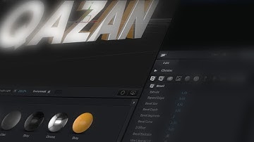 Element3D - How To Make Basic Intro? ( ELEMENT 3D TEXT ANIMATION )