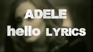 Adele Hello   Lyrics audio