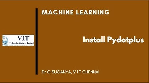 Install Pydotplus | Machine Learning