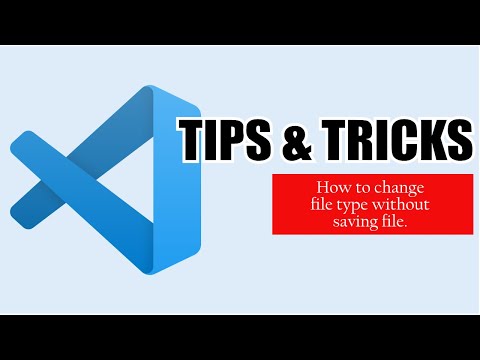Visual studio Code File Type Change