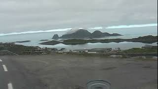 Norwegian roads. Fv156 road from E69 to Gjesvær on the island of Magerøya. (Дорога к пос. Гьесвер)