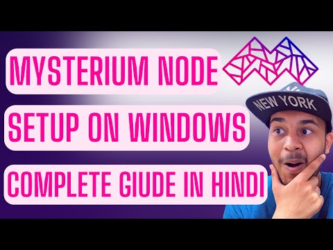 How To Setup Mysterium Network Node On Windows - video from PacketStream