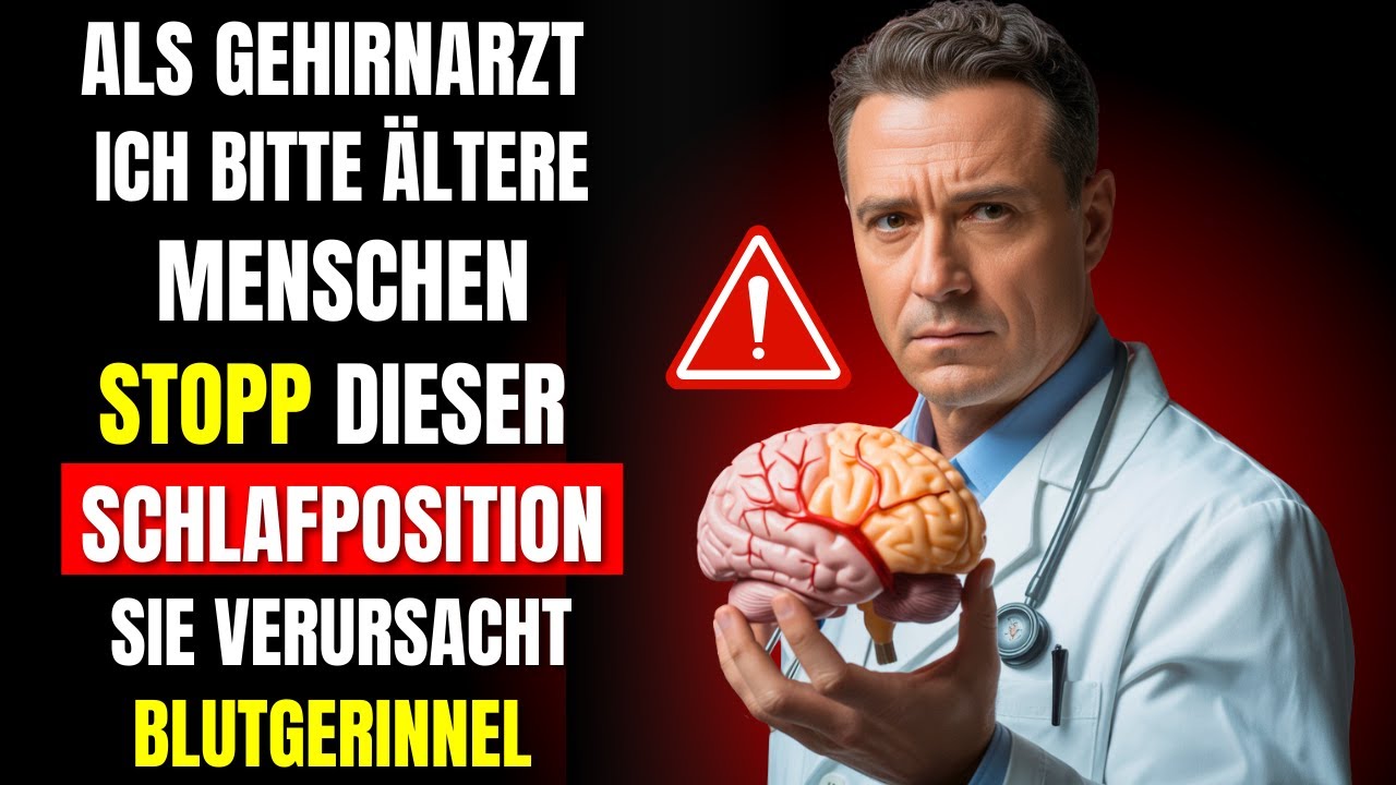 "⚠️ Gehirn-Arzt Warnt: Diese Schlafposition VERDOPPELT Ihr Schlaganfall-Risiko Über Nacht!"