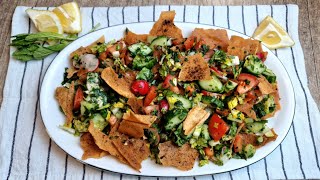 Fattoush Salad | Lebanese Bread Salad Recipe