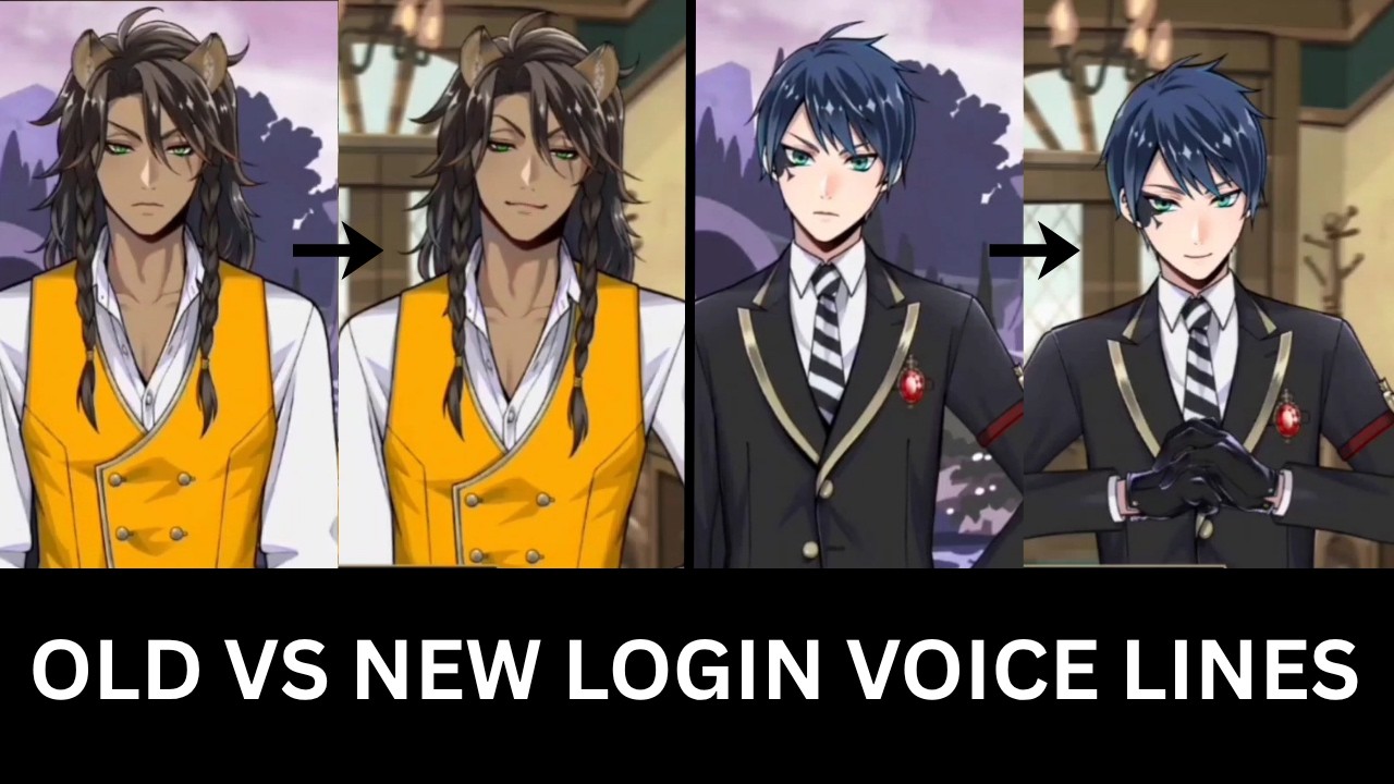 TWST JP] Compilation of Old vs New Login Voice Lines [ENG Sub