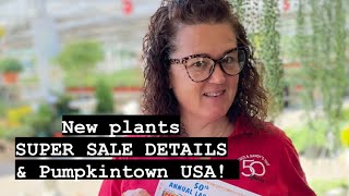 NEW Houseplants & HUGE SALE DETAILS - Plus PUMPKINTOWN info!