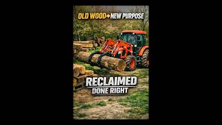 RECLAIMED DONE RIGHT OLD WOOD → NEW PURPOSE