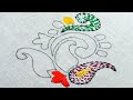 Hand Embroidery Decorative running stitch Needle work sewing tutorial floral design for beginners