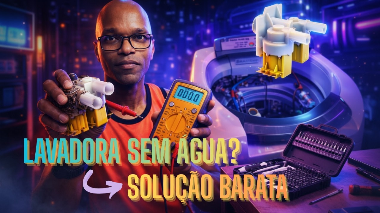 Lavadora Brastemp BWC10 Não Enche Água? Veja o Conserto Barato em Casa