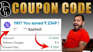 @PhysicsWallah PW COUPON CODE FOR ALL BATCH & STORE | PW COUPON CODE 2025 BATCH 💯 MAXIMUM DISCOUNT|