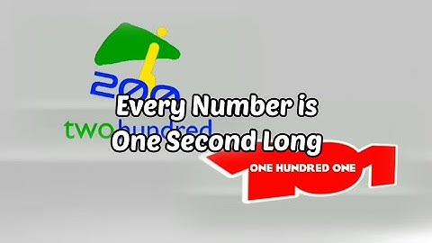 My Platinum Logo Countdown 200-101 But Every Number is 1 Second Long