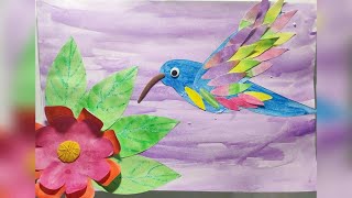 DIY Colorful Hummingbird Craft for Kids | Step-by-Step Tutorial