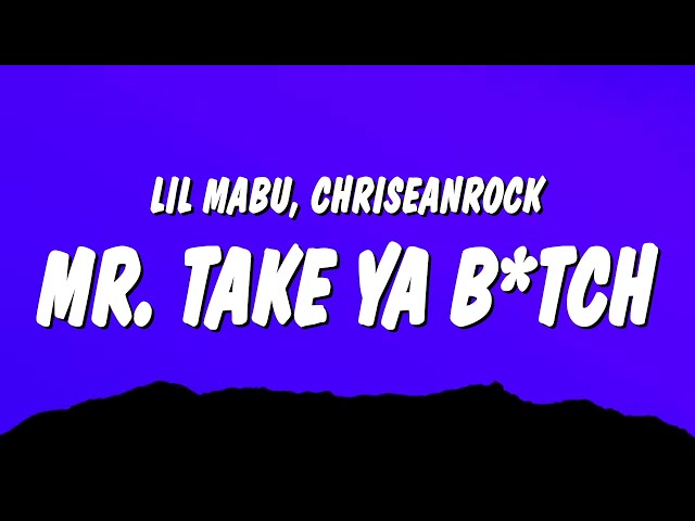 Lil Mabu u0026 ChriseanRock - MR. TAKE YA B*TCH (Lyrics) class=