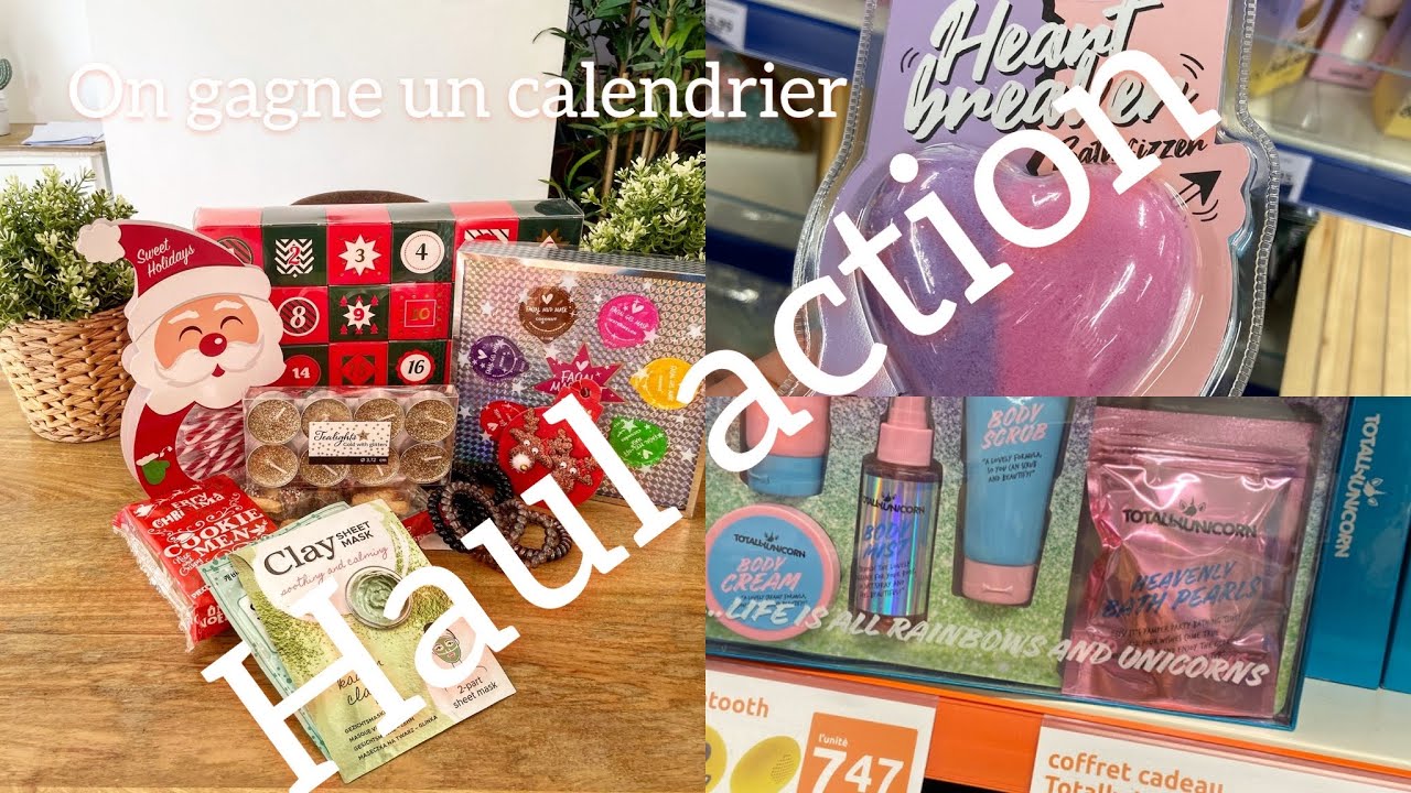 HAUL ACTION / idées cadeaux  pour tous+ on remplit le calendrier de l’Avent