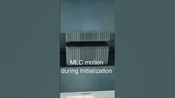 MLC motion during Initialization | HD MLC of Truebeam | Varian Medical Systems #shortfeed #shorts