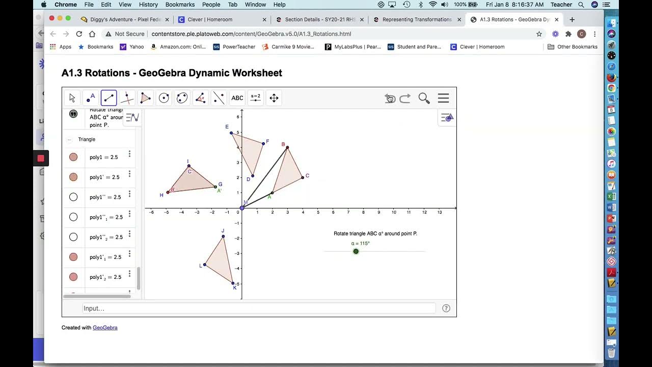 Edmentum Geometry Representing Transformations in a Plane Part 3