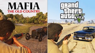 Mafia The Old Country vs GTA 5 - Physics and Details Comparison
