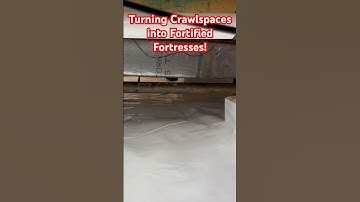 Transforming Crawlspaces #shorts #shortvideo #crawlspaceencapsulation #radon #radonmitigation