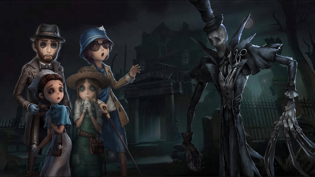 Identity v dish. Идентити ви. Идентити 5 игра. Охотники Идентити 5. Хантеры Идентити.