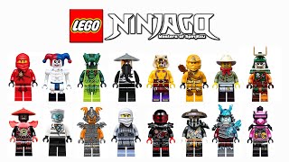 WSZYSTKIE MINIFIGURKI z LEGO NINJAGO