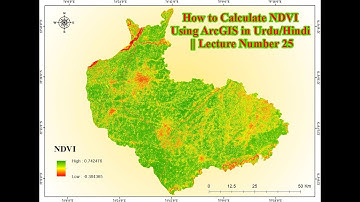 How to calculate NDVI using ArcGIS in Urdu/Hindi || Lecture Number 25
