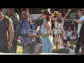 Selena Gomez & The Weeknd Kissing & Walking Around At Coachella In Indio, California 4/15/2017