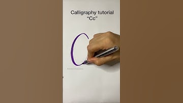 Calligraphy tutorial Cc | brush calligraphy | learn calligraphy