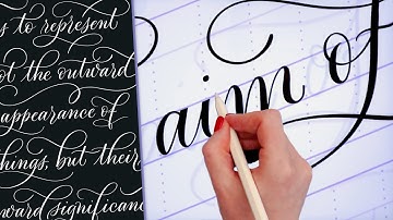 My Process for Calligraphy Flourishing in Procreate | Uncut in Real Time