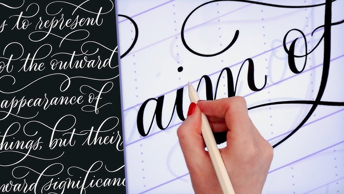 Calligraphy Book Practice on Your iPad – Easy Procreate Hack 