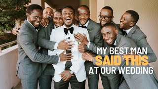 BEST MAN MOVED TO TEARS | BEST MAN SPEECH | THE AFARIS