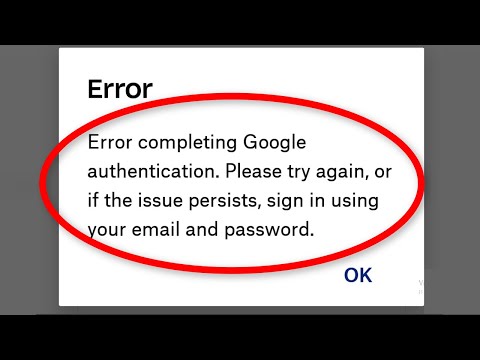 How To Fix Dropbox Error Completing Google Authentication. Please Try Again Error - Android & Ios