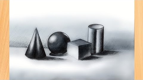 How to Shade basic forms ( 3D shapes ) step by step